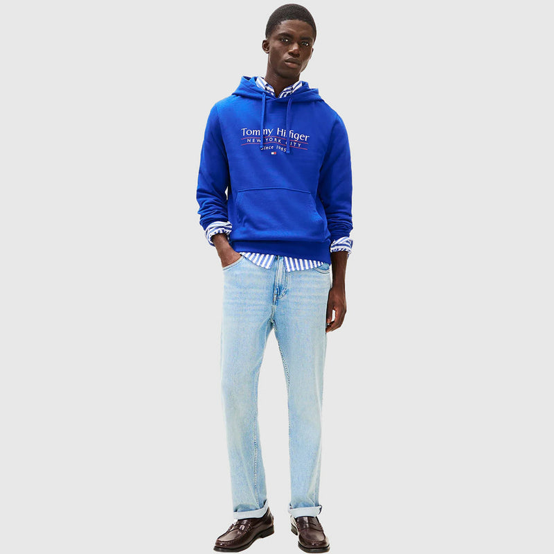Hilfiger Center Stack Hoody - Blue