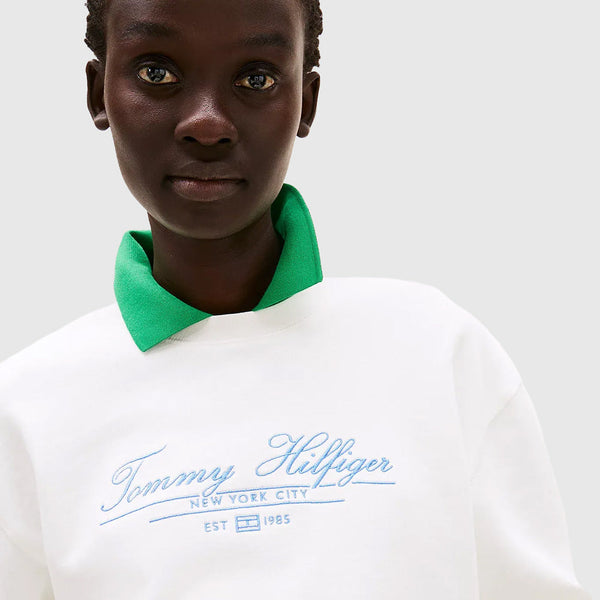 Script Sweatshirt - Ecru