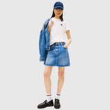 Regular Badge T- Shirt - Ecru