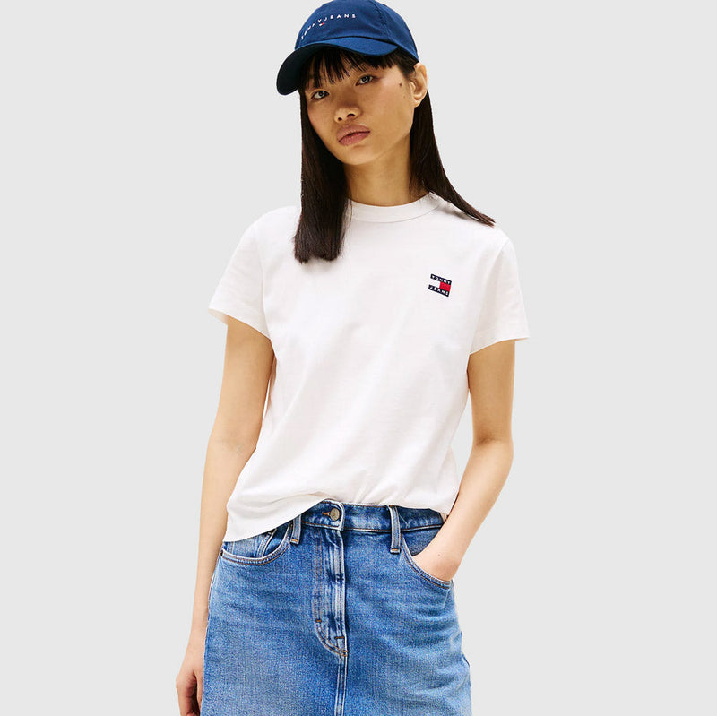 Regular Badge T- Shirt - Ecru