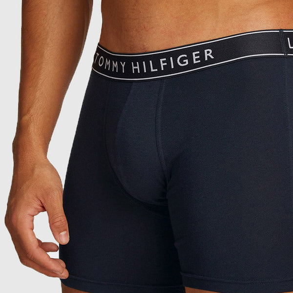 3 Pack Boxer Trunks - Navy