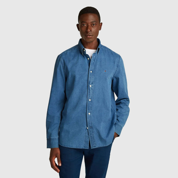 Cambray Denim Shirt - Denim Medium