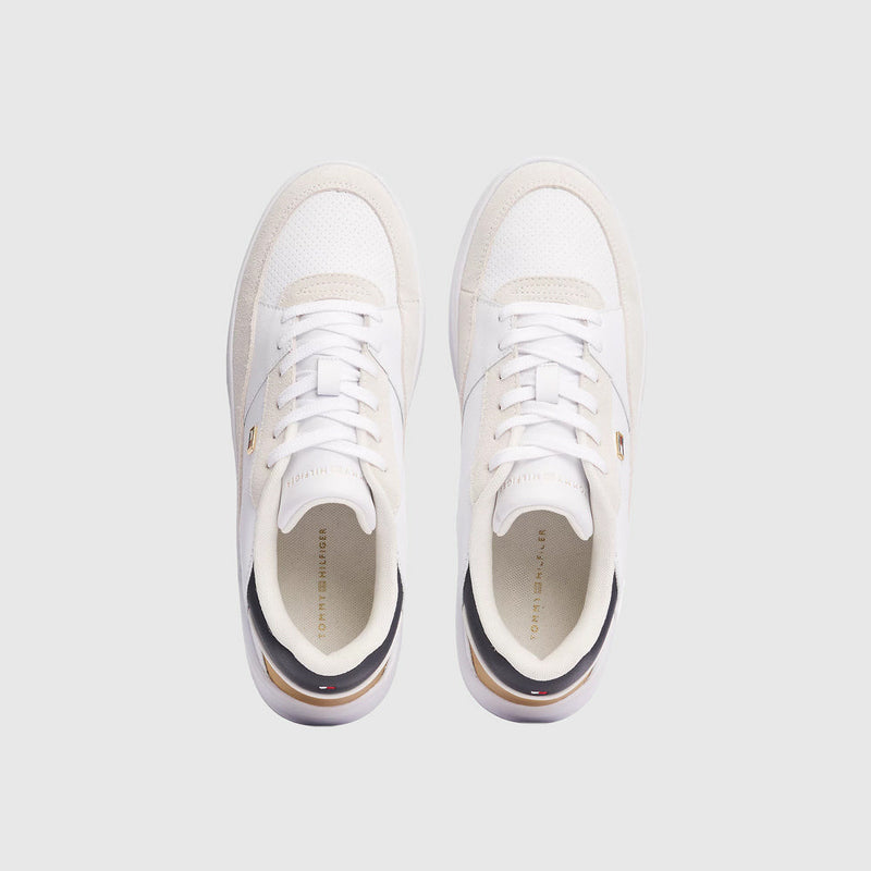 Essent Metallic Sneaker - White