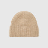 Essential Flag Fuzzy Beanie - Beige