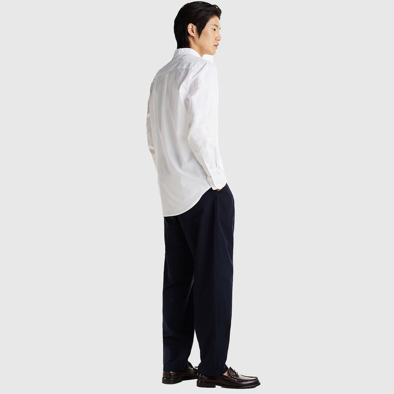 Poplin Collar Shirt - White