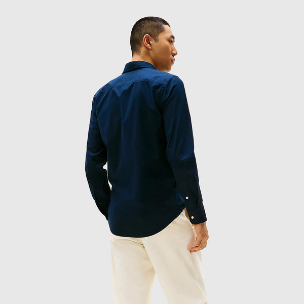 Poplin Collar Shirt - Navy