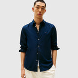 Poplin Collar Shirt - Navy