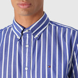 Poplin Stripe Shirt - Blue Multi
