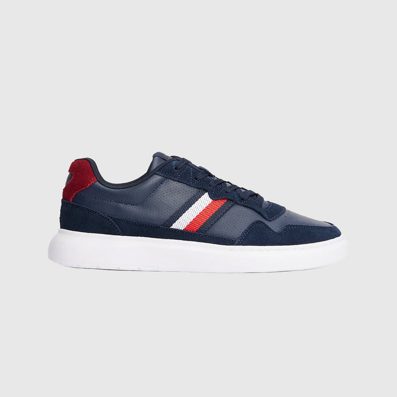 Light Stripes Cupsole Sneaker - Navy