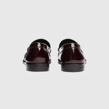 Patent Leather Loafer - Burgundy