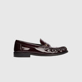Patent Leather Loafer - Burgundy
