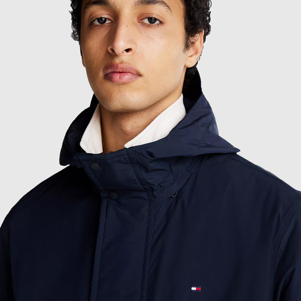 Packable Hooded Jacket - Navy