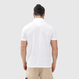 Monogram Print Golfer - White