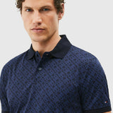 Monogram Print Golfer - Navy