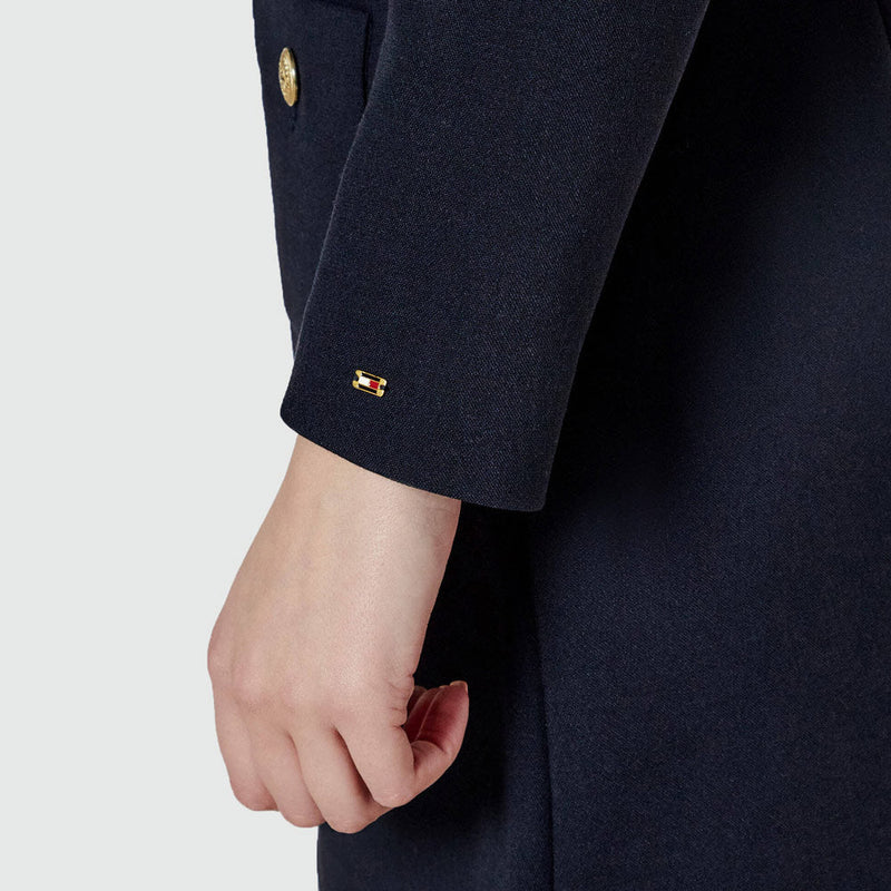 Punto Short Blazer Jacket - Navy