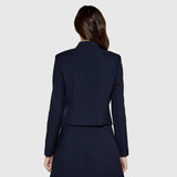 Punto Short Blazer Jacket - Navy