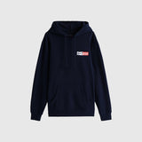 Regular Graphic Hoodie - Navy