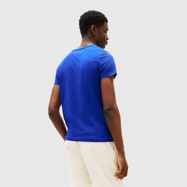 Slim Fit Stretch T- Shirt - blue