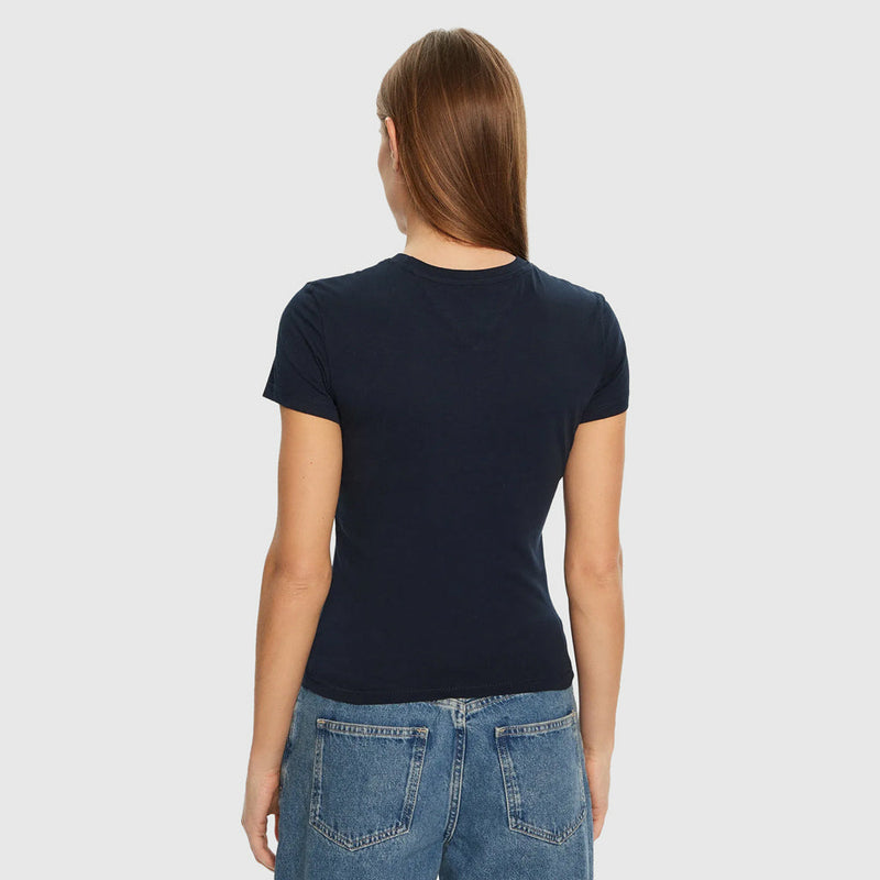 Slim Essential Logo T-Shirt - Navy