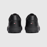 Leather Basket Core Sneaker - Black
