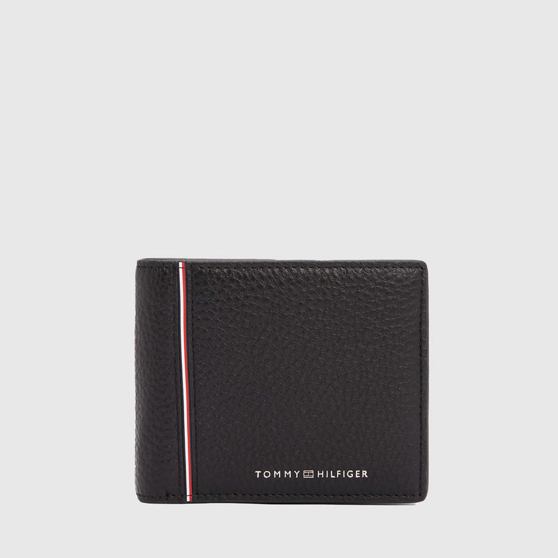Leather Bidfold Wallet - Black