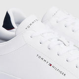 Leather Court Sneaker - White
