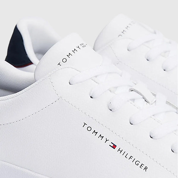 Leather Court Sneaker - White