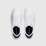 Leather Court Sneaker - White