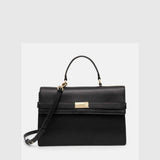 Heritage Flap Satchel - Black