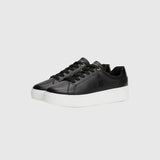 Platform Court Sneaker - Black