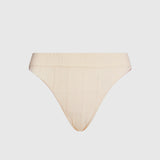 Tonal Logo Thong - Cream