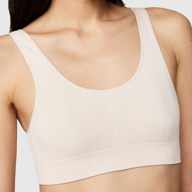 Unlined Bralette - Cream