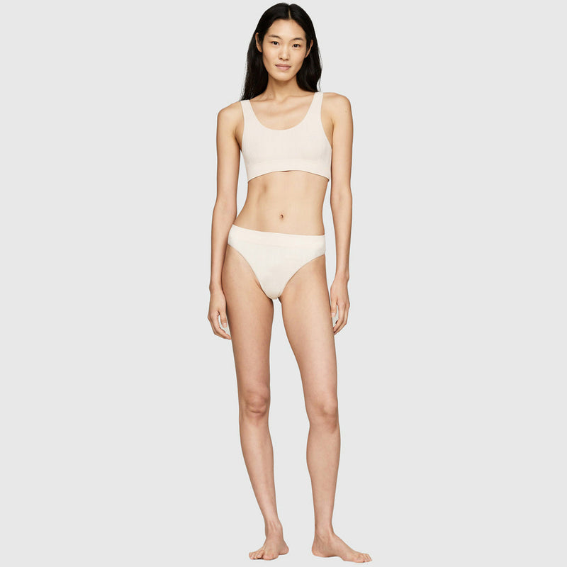 Unlined Bralette - Cream