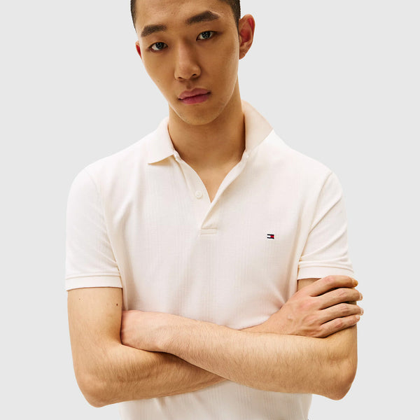 Vertical Stripe Golfer - Ivory
