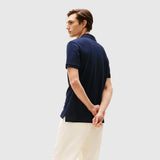 Vertical Stripe Regular Golfer - Navy