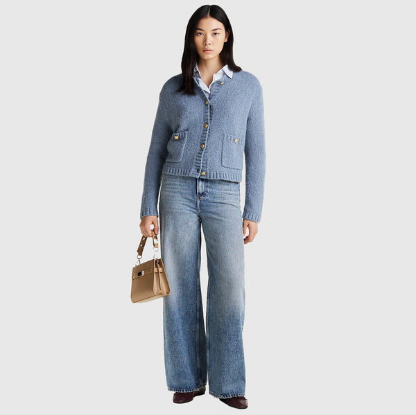 Wide Leg Jeans - Denim Light